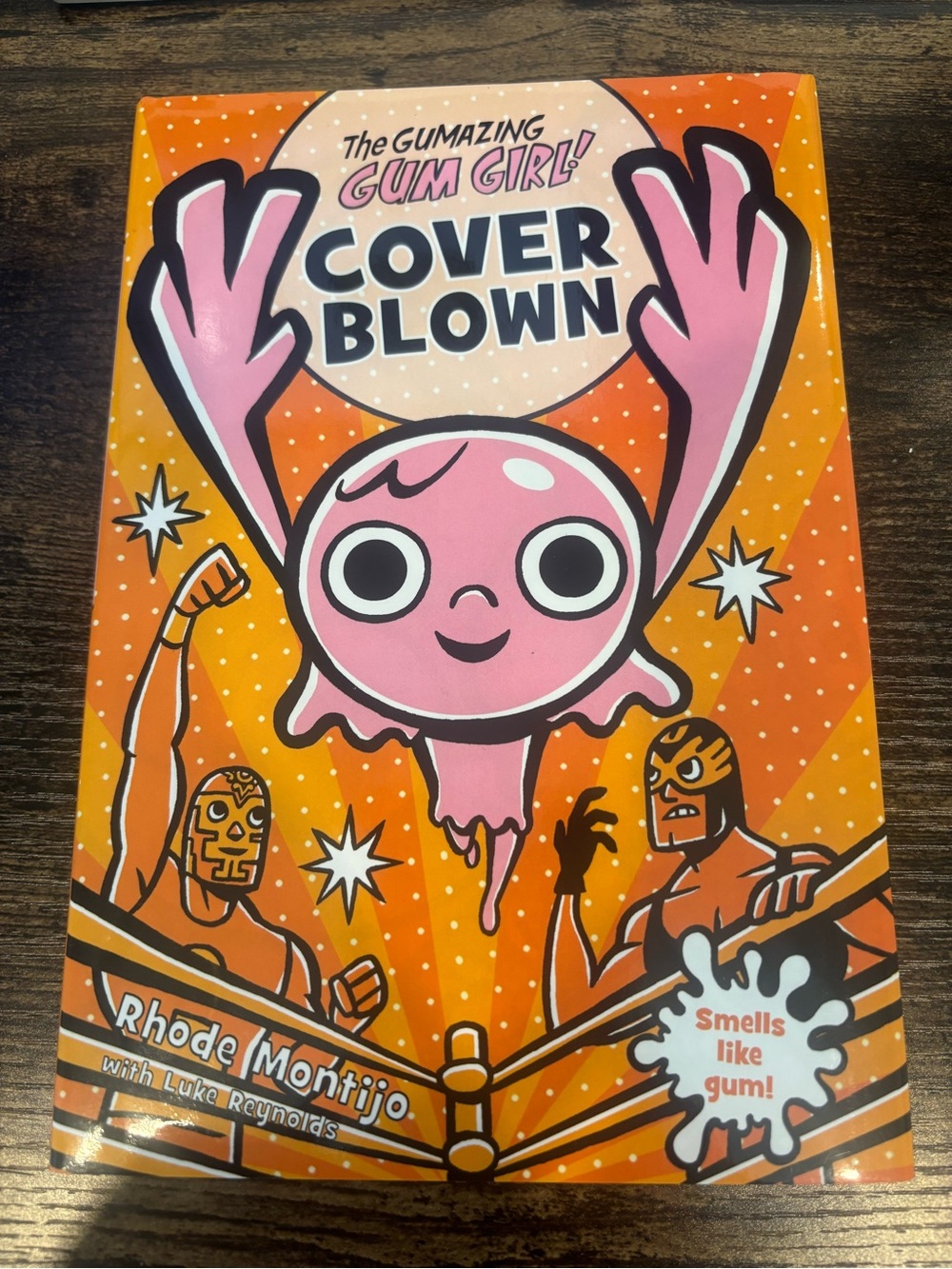 Gumazing Gum Girl: Cover Blown — Bright Pink & Orange Comic